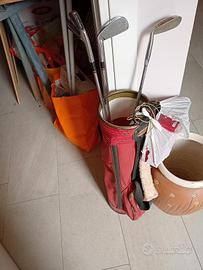sport golf tre mazze con trasportino 