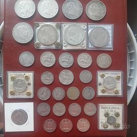 Argento Collezione Avanzata Monete Regno d'Italia 