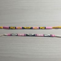 2 bracciali lavorati a mano in cotone 