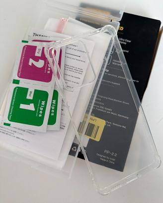 3 vetri temperati + cover  xiaomi redmi note 12