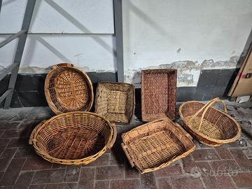 6 Cesti Vimini per regali