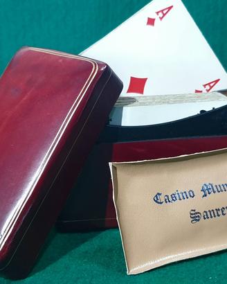 contenitore in pelle per carte da gioco