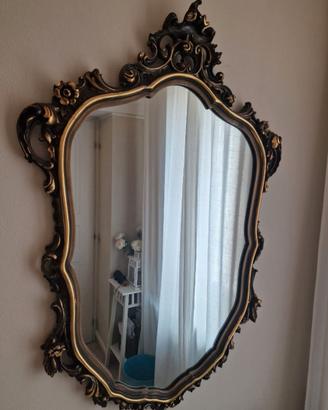 Specchiera Dorata Antica in stile Luigi XV