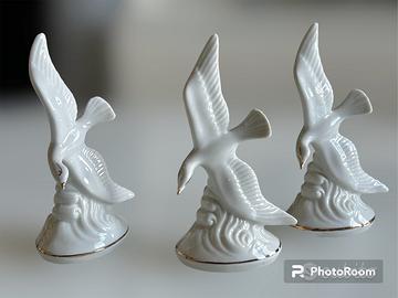 Gabbiano in porcellana Kunstporzellan Zumas