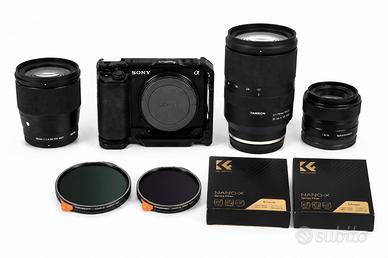 Sony ZV -E10 Kit + Obiettivi + Cage + Filtri ND