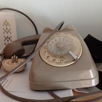 Telefono a disco vintage funzionante 
