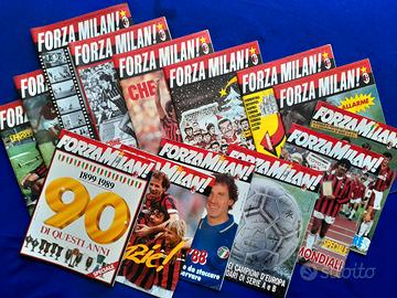 Forza Milan! riviste anni '80-90 come nuove