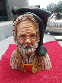 Mezzo Busto in ceramica artistica.