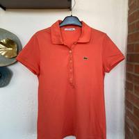 Lacoste polo corallo donna