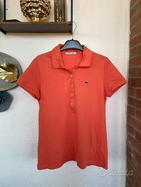 Lacoste polo corallo donna