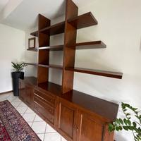 libreria rovere massiccio