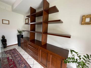 libreria rovere massiccio