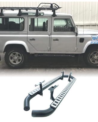PIASTRE PEDANE LAND ROVER DEFENDER 110 ARGENTO 83-