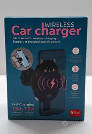 📱⚡ Supporto auto con ricarica wireless Legami