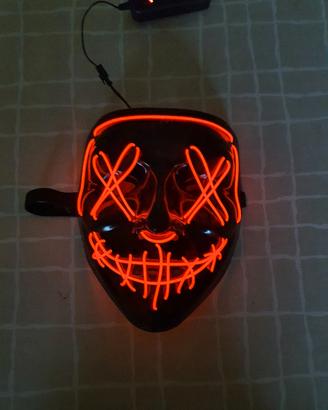 Maschera Halloween  con led