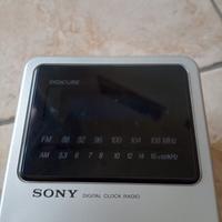 Radio sveglia Sony vintage anni 80