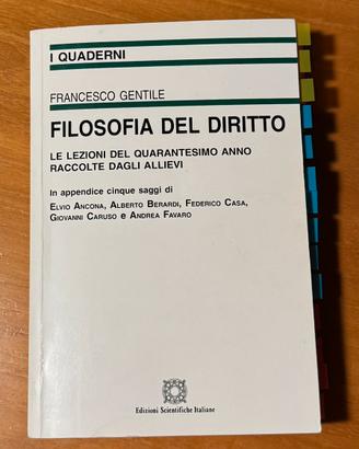 Filosofia del diritto - Francesco Gentile