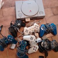 PlayStation 1 originale Sony + 7 controller + acc