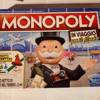 Gioco in scatola Monopoly in viaggio per il mondo