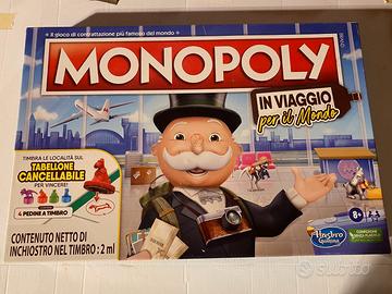 Gioco in scatola Monopoly in viaggio per il mondo