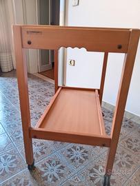 Carrello-Tavolino noce Foppapedretti