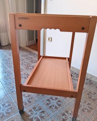 Carrello-Tavolino noce Foppapedretti
