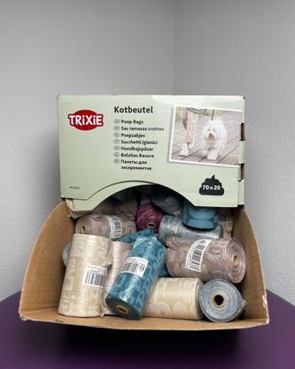 Sacchetti per Cani Trixie 70 Rotoli - 1400 Buste