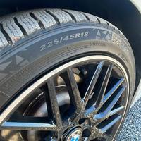 cerchi con gomme 4 stagioni bmw 225/45/18
