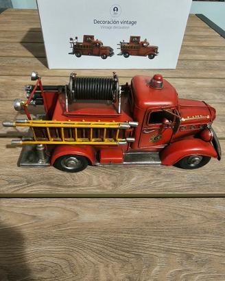 Camion Vigili del Fuoco in metallo vintage