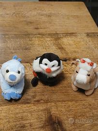 Set di 3 peluche mini portachiavi della Trudi