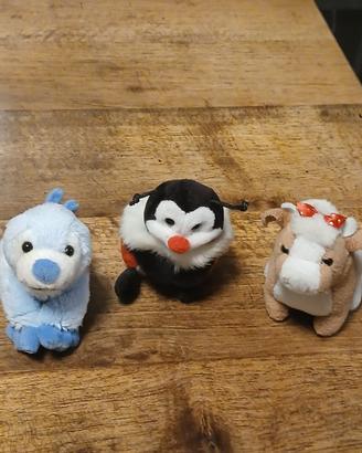 Set di 3 peluche mini portachiavi della Trudi