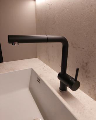 Miscelatore Cucina Blanco MIDA-S Nero Opaco