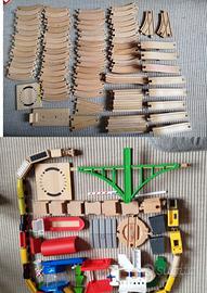 Trenino in legno più di 150 pezzi Ikea