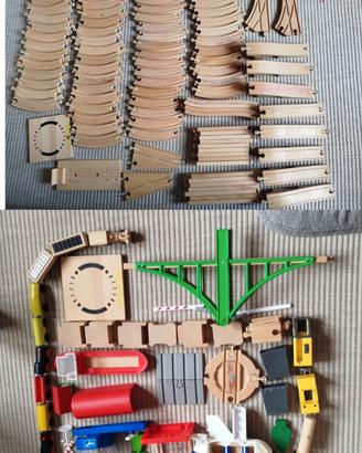 Trenino in legno più di 150 pezzi Ikea