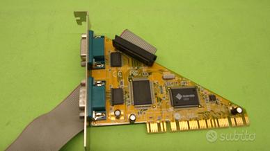 Scheda PCI con 2 porte seriali ed 1 porta parallel