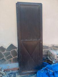 Doppia porta esterna ferro e alluminio