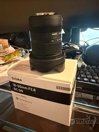Sigma 18-50mm F/2.8 DC DN (X-Mount) Nuovo