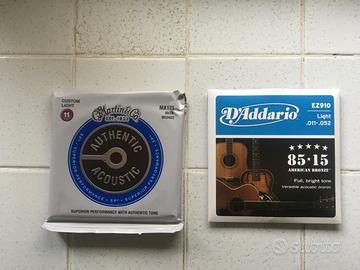 Corde chitarra acustica