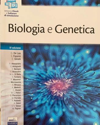 Libro di biologia e genetica