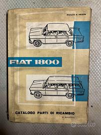 Catalogo parti di ricambio FIAT 1800 2a edizione