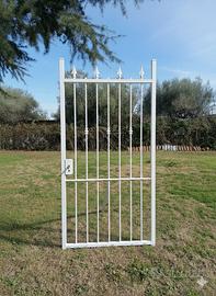 cancelletto pedonale 98 cm in ferro, trasporto da 