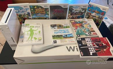Console Wii + pedana Wii Fit + giochi vari