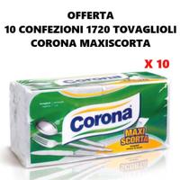 STOCK 10 PEZZI 1720 TOVAGLIOLI - CORONA MAXISCORTA