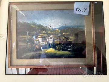 Quadri paesaggio campagna.