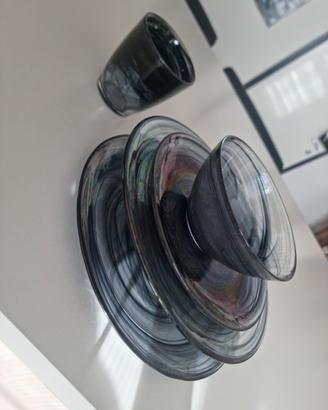 Set piatti vetro moderni