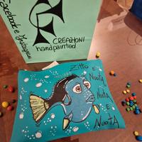 poquette Dory dipinta a mano 