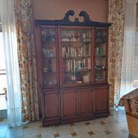 Libreria vetrina da soggiorno