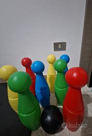 Grande set Birilli bowling gioco per bambini 