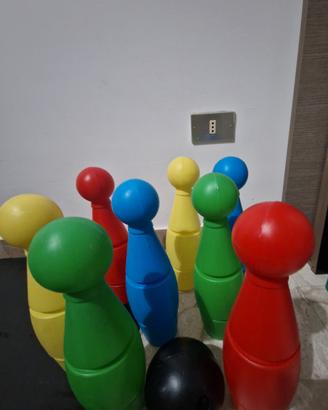 Grande set Birilli bowling gioco per bambini 