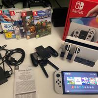 🎮 NINTENDO SWITCH OLED + CONTROLLER + GIOCHI 🎮